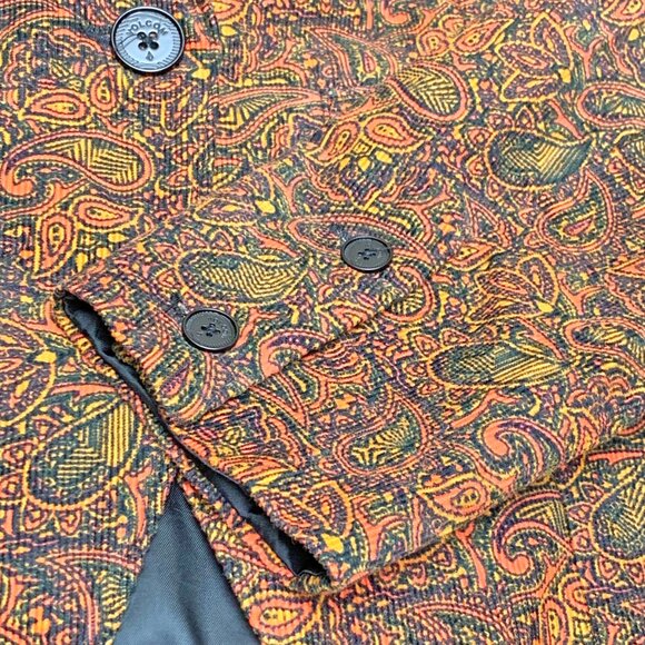 Volcom Rip It Paisley Thin Wale Corduroy Tailored Blazer - Picture 8 of 13